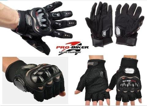 Brand New: Genuine Pro-Biker Gloves- Cycling / Motorcycling Gloves - Half size & Full Size (XL)
