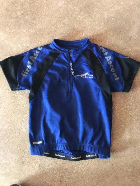 Boys cycling top