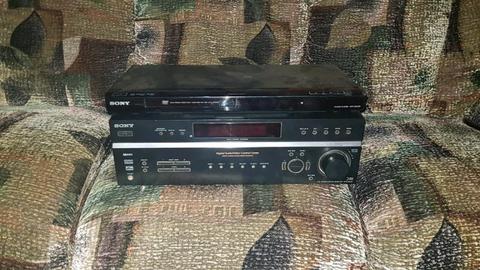 Sony amp and dvd player