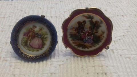 Limoges miniature plates