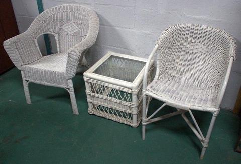 Victorian Wicker Table & Chairs Set - R2,200.00