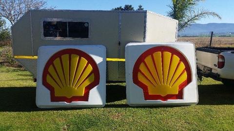 Shell oil co. Signs