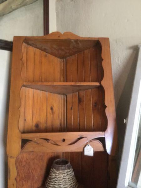 Antique corner shelf, all good wood antiques for the corner. Choice of 3