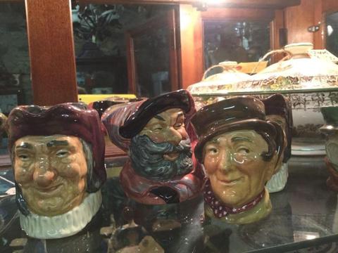 Antique character jugs R150 each Royal Doulton perfection