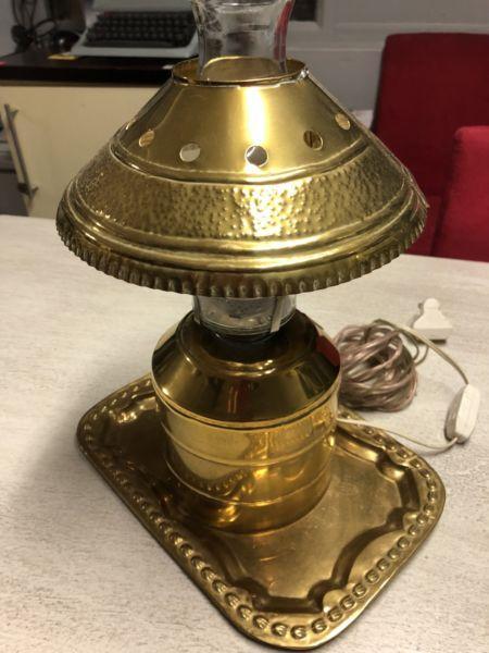 Bed or living room brass lamp