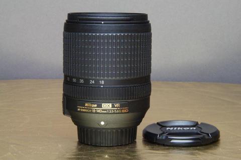 Nikon DX 18-140mm G ED VR image stabilizer lens