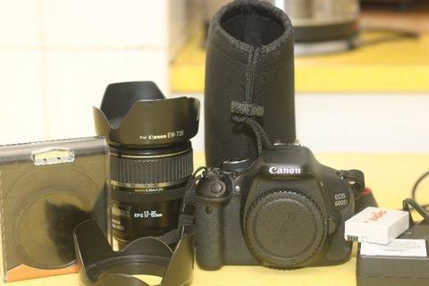 Canon 600D with 17-85mm USM Lens