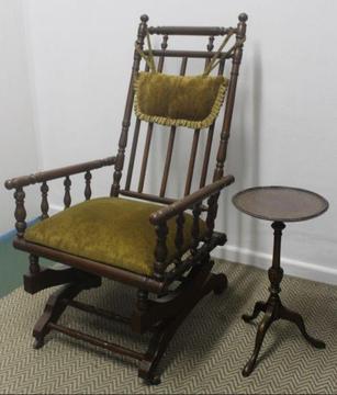 Antique Stick-back rocking chair - R1,250.00