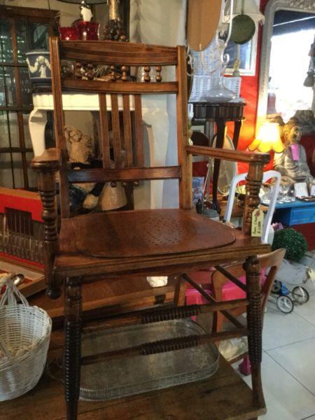 Superb antique chair, carver so ideal for desk!