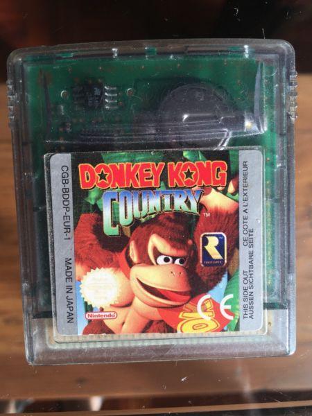 Donkey Kong Country, game boy color