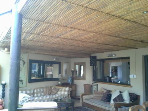 Bamboo ceilings and wall coverings