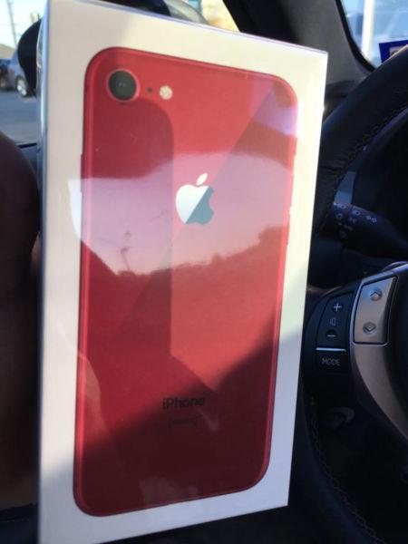 64GB Special Edition Red iPhone 8 Brand New Sealed In The Box + All Accessories & Warranty