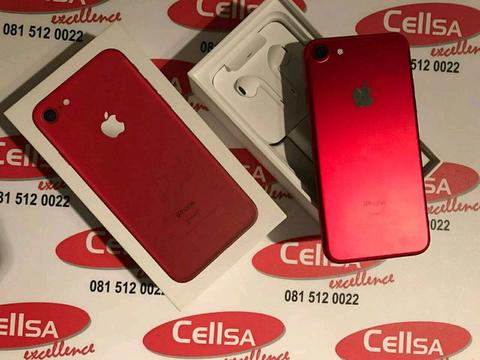 Iphone 7 RED 128g SPOTLESS - CellSA Original