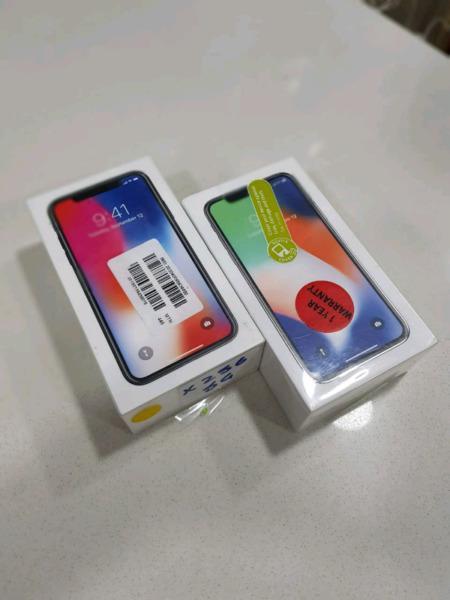 Brand New Iphone X - Silver - 64gb