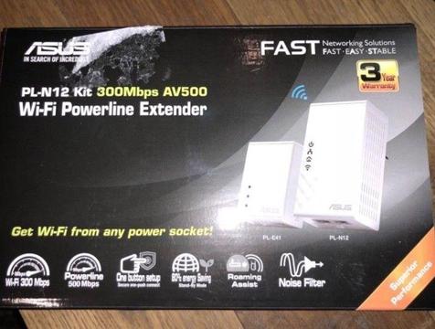 Asus PL-N12 300Mbps WIFI Home plug