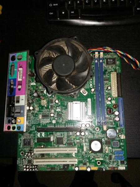Motherboard CPU combo