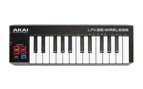 AKAI-LPK25 WIRELESS Battery operated Bluetooth MIDI Keyboard Controller (Brand New Full Warranty)