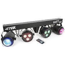 BEAMZ PARTYBAR Complete Lighting Package, 2PAR 3pcs 4 in 1 RGBW and 2 Jellymoon