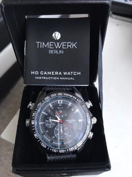 Timewerk HD Camera Watch looking to swop for a slim computer screen any size