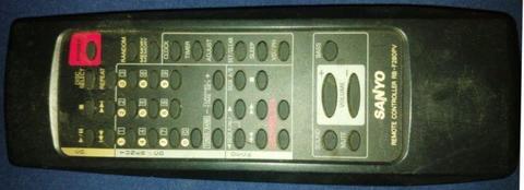 USED CD Tuner Tape Deck HiFi Remote Controls - SANYO RB-F280PV Controllers for DCF-280U Systems