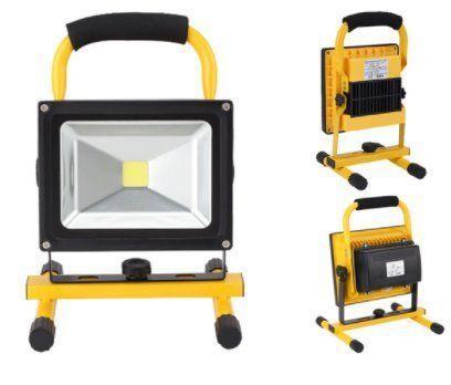 LED portable rechargeable led flood light 10W 20W Waterproof IP65 camping lamp outdoor Spotlight