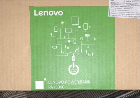 Lenovo brand new powerbank 13000 mAh