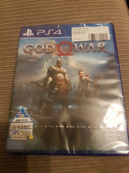 God Of War PS4 game