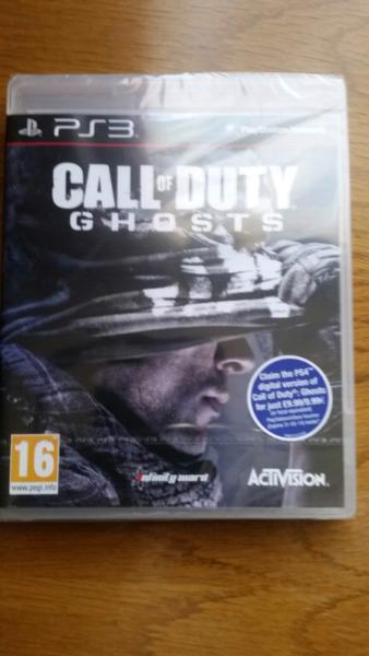 Call of Duty Ghosts PS3 New Sealed