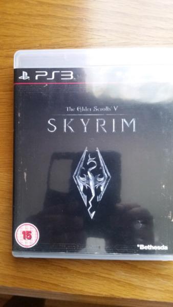 SKYRIM PS3 INCLUDES MAP