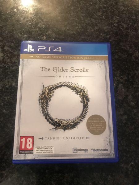 PS4 Elder scrolls Online - Tamriel Unlimted to swap / Trade