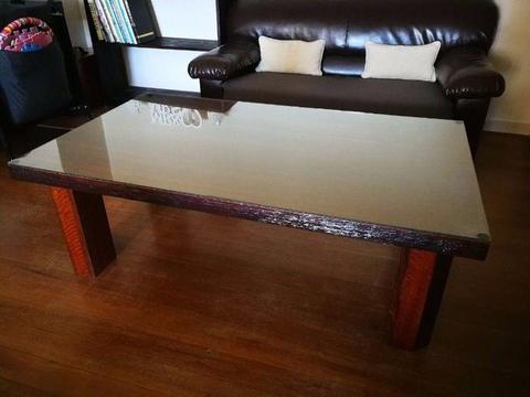 Mahogany sleeperwood coffee table