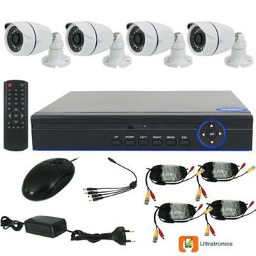 4 Channel AHD CCTV DIY camera system