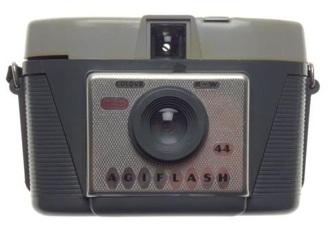 Agilux 44 Agiflash vintage film camera boxed with papers collectible condition