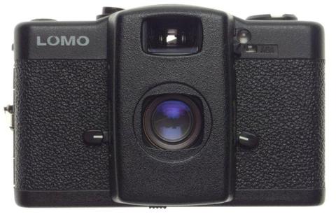 Black compact LOMO point and shoot camera Minitar 1:2.8 f=32mm lens