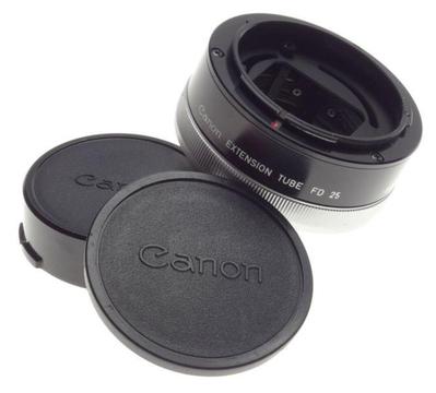CANON FD extension tube 25 for vintage SLR 35mm film camera MACRO close up tube with caps