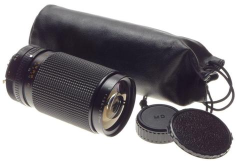 MINOLTA MD Auto MAKINON MC Zoom 1:4-5.5 f=35-210mm vintage film camera lens caps case