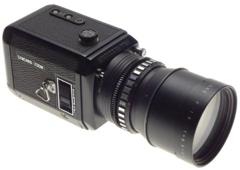 NALCOM FTL Synchro zoom vintage film camera 1:8 f=6.5-65mm SHINKOR lens used condition