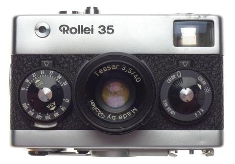 ROLLEI 35 compact 35mm vintage film camera with a Tessar 3.5/40mm lens
