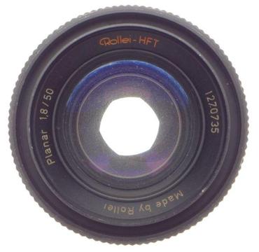 ROLLEI-HFT Planar 1.8/50mm vintage camera lens bayonet mount for 35mm film cameras