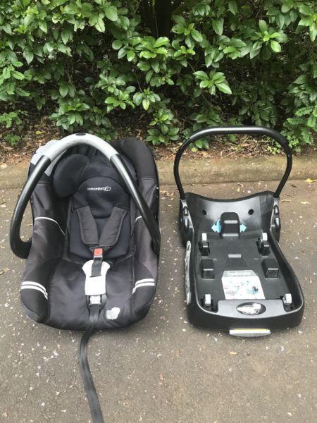 Bebe Confort Car Seat and Base