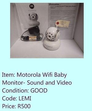 Pass it on Baby: Motorola Video Monitor