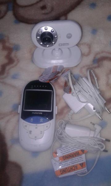 Motorola video and audio baby monitor