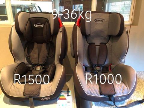 Bambino Car Seats 9-36kg - Price on Pictures
