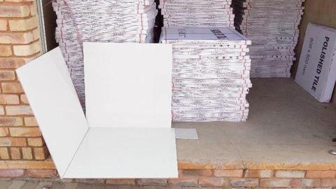 Tiles for sale: 800 x 800 Super White Polished Porcelain Tiles