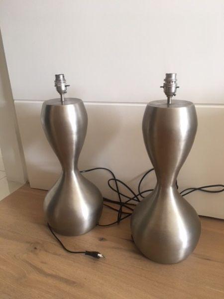 Silver Lamp stands