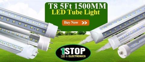 T8 Integrated lamp 1500mm Led Bulbs Tubes Light SMD2835 24W W color Home