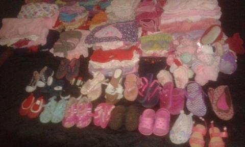 Girls clothing and shoes