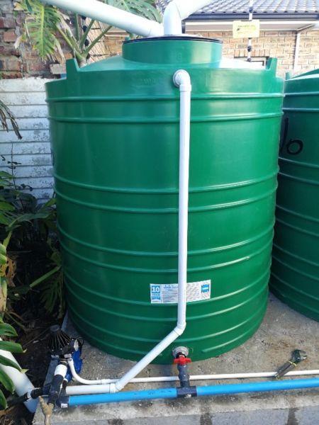 Water tank installation /maintenance