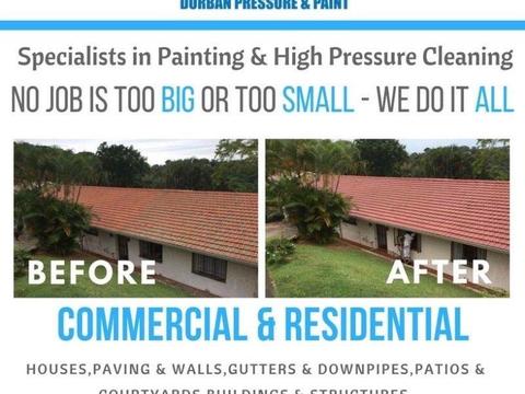 High Pressure Cleaning and Painting