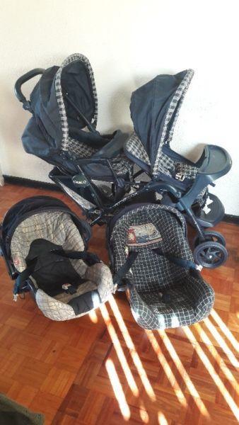 Twin Graco Duoglider Travel System for Sale